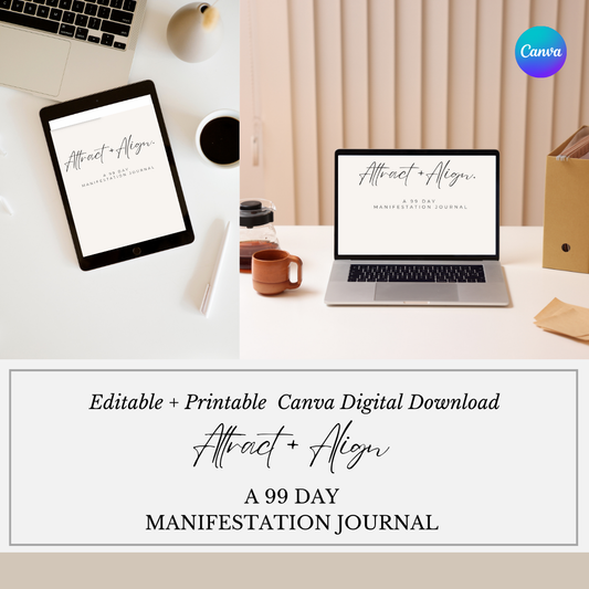 Downloadable + Printable Manifestation Journal