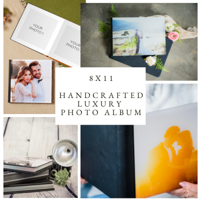 Hand Crafted Luxury Photo Album 8x11-30 Pages