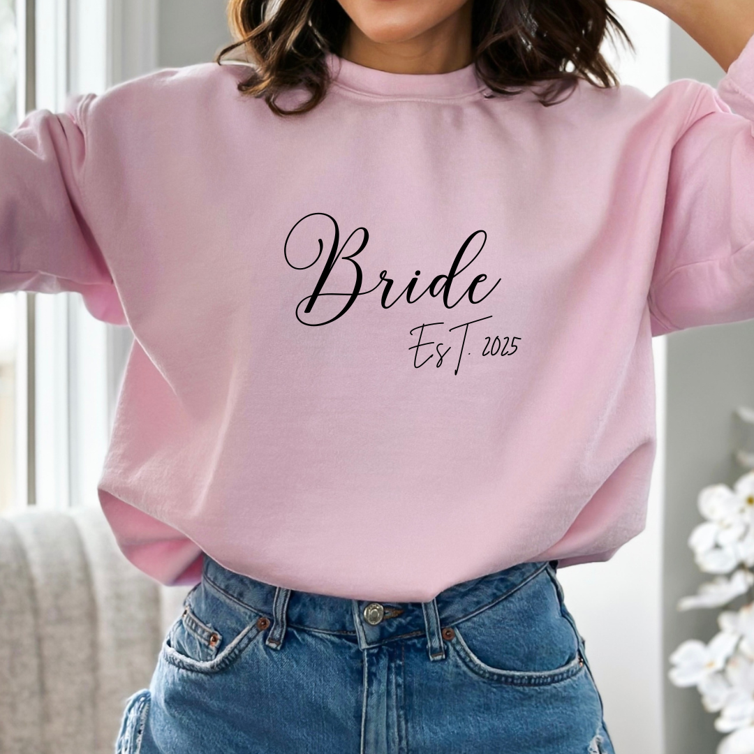 Bride Est. 2025 Sweatshirt